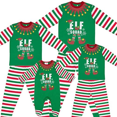 Made By Elves Elf Squad PJs Matching Family Christmas Elf Pyjamas Mens Womens Child Newborn