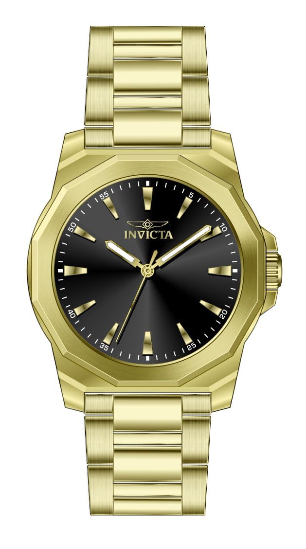 Invicta Men’s Speedway 42mm Stainless Steel Quartz Watch, Gold (Model: 46839)