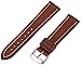 Hadley-Roma Men's 20mm Leather Watch Strap, Color:Brown (Model: MSM886RB-200)