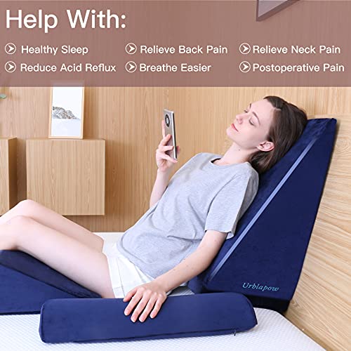 URBLAPOW UPⅡ Wedge Pillow Bed Wedge Pillow ,Back Support Wedge