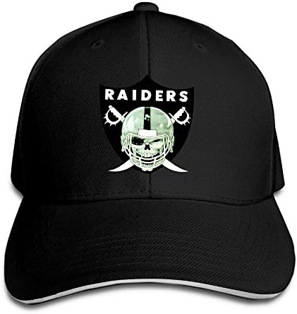 Hilal Trum Oakl Raider Sandwich Adjustable Hat UV Protect Cap Black