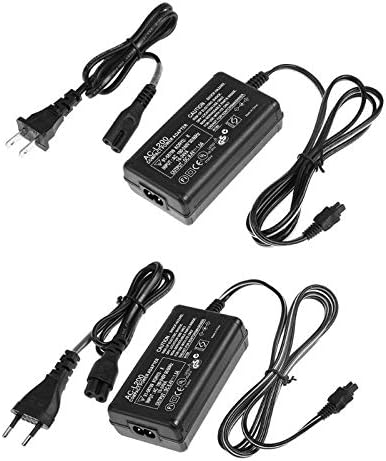 SUPERELE Camera Power Adapter Camcorder Power Supply Charger Adaptor US EU Plug AC 100V-240V DC 8.4V for Sony AC-L200 L25B Camera