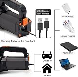 MAYTHANK Most Powerful Handheld Torch LED USB C Rechargeable Spotlight 800m view 5