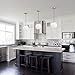 Light Society Zeno Globe Pendant, Matte White with Brass Finish, Contemporary Mid Century Modern Style Lighting Fixture (LS-C175-BRS-MLK)