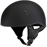 Hot Leathers Advanced Motorcycle DOT Skull Cap Classic Half Helmets Biker HLD HLT