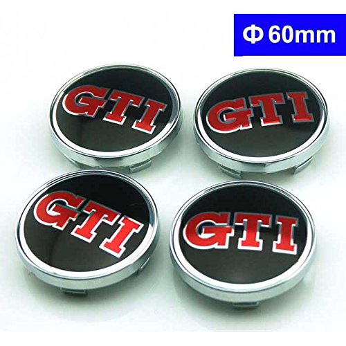 4pcs W194 60mm Car Styling Accessories Emblem Badge Wheel Hub Caps Centre Cover GTI VW Volkswagen MK4 MK5 MK6 Golf 5 6 7 Polo