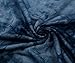 DJT Women's All Over Tie Dye Long Sleeve Asymmetrical Hem Tunic Medium Navy