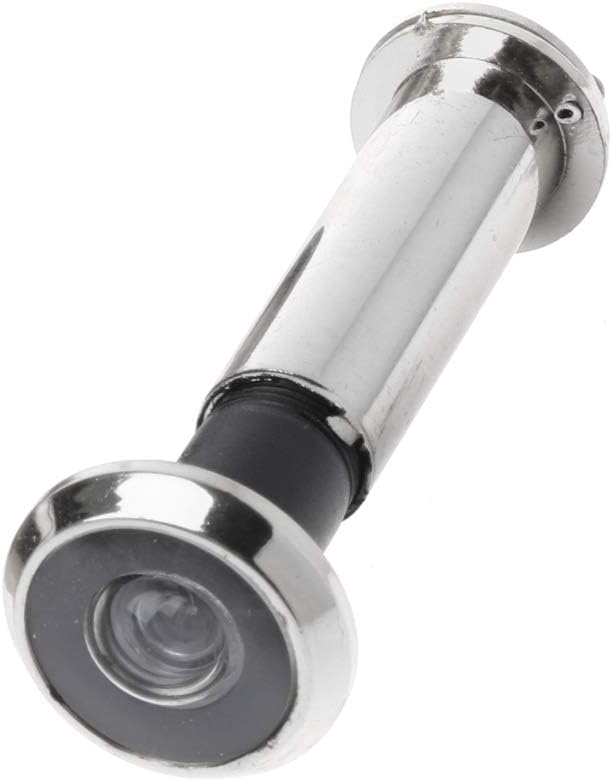 Door Viewer 220 Degree Security Peek Peep Hole Wide Viewing Angle Safety Door Eye Viewer with Privacy Cover