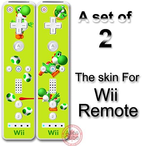 Yoshi Lemon Edition Super Mario Skin Vinyl Sticker Cover for Nintendo Wii Remote