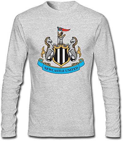 JOHNGBS Newcastle United Football Club Man's T-Shirt Personalized Cool US Size L Color HeatherGray