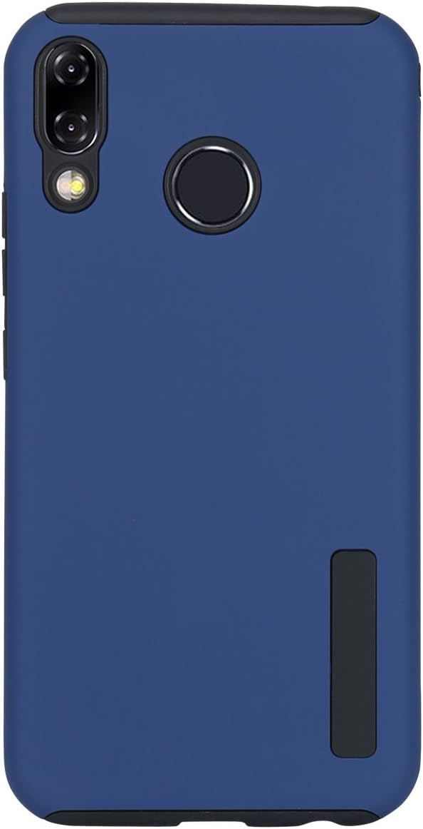 Huawei P20 Lite Case, Dual Layer Rubber Armor Phone Case for Huawei Nova 3E Hard Plastic PC + Soft TPU 2 in 1 Shockproof Protective Case for Huawei Nova 3E/ P20 Lite（2018） Phone Cover (Navy Blue)