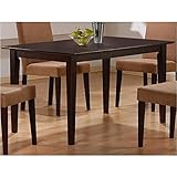 Coaster Hyde Rectangular Casual Dining Leg Table in Cappuccino (Table Only) (Misc.)
