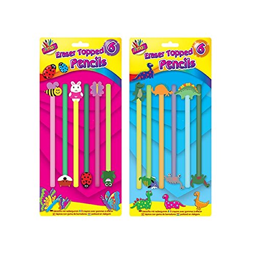 ARTBOX Fancy Eraser with Lead Pencils, Assorted, 20cm, 6335