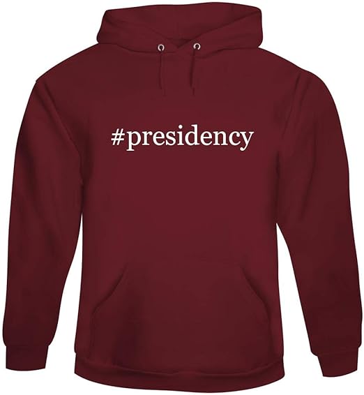 presidency Men's Hashtag Hoodie Sweatshirt, Maroon