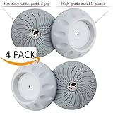 Baby Badger Wall Guard Pads (White 4-pack) Designed for Child, Dog or Puppy Pressure Safety Gates