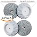Baby Badger Wall Guard Pads (White 4-pack) Designed for Child, Dog or Puppy Pressure Safety Gates