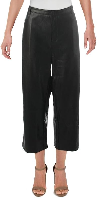 leather capri pants