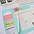 SECOND MANSION Desk Mouse Mat & Scheduler Set - 4 Colors