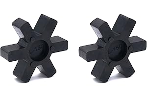 GRLITRA Flexible L150 NBR Rubber Spider Insert Solid Spider Center Inserts Fits for Lovejoy Martin L-Jaw Coupling (2 Pack)