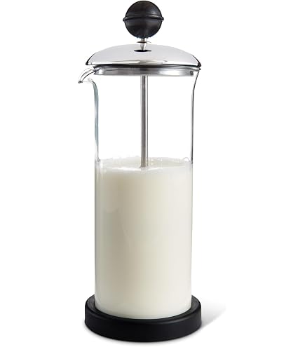 Amazon.com: BonJour Coffee Glass and Stainless Steel Manual Milk