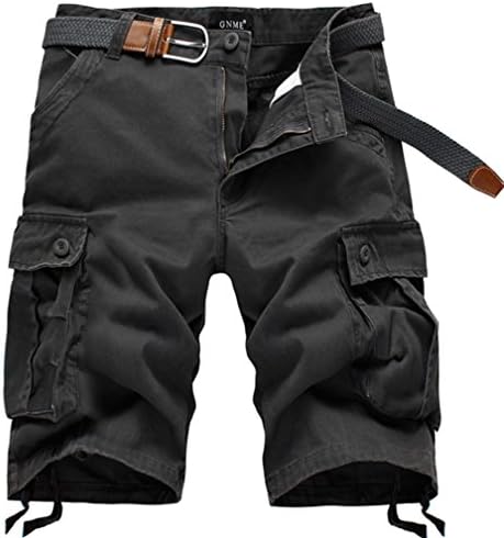 Nutovi Men's Cargo Shorts Relaxed Fit with Multi Pockets (38, Gray 2)