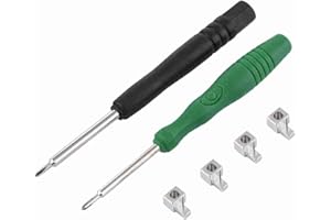 Buckle Repair Tool Kit for N Controller, Metal Buckle Lock Include 4 x Metal Lock Buckles, 2 X Screwdrivers