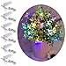 MOMO Pack of 6 Sets LED Starry Light Battery Operated 6ft(2m) 20 Micro String Lights on Silver Wire LED Fairy Light for Wedding Centerpieces Table Decorations or Party (Colorful)
