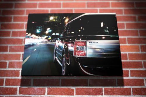 Ford Flex Cars Gallery Framed Canvas Art Picture Print