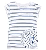Ladies TARDIS Swirl Doctor Who T Shirt from BBC Worldwide, White/Off White (Medium)
