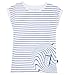 Ladies TARDIS Swirl Doctor Who T Shirt from BBC Worldwide, White/Off White (Medium)