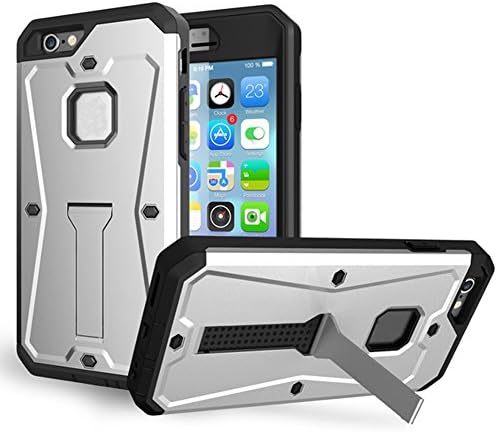 Dramhk iPhone 6/6S Case,Heavy Duty Hybrid Armor Tank Stand Case With Built in Screen Protector for iPhone 6/6S 4.7"
