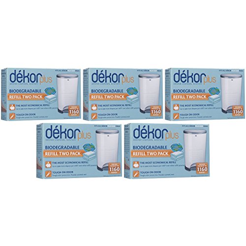 UPC 786417018356, Diaper Dekor Plus Biodegradable Refill - 2 ct - 5 Pk