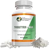 Tributyrin-Max Delayed-Release Butyrate Supplement for Complete, Formed Bowel Movements & Gut Barrier Support