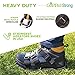 GoPPa Lawn Aerator Shoes - Heavy Duty Lawn Aerator Sandal, You only FIT Once. Ready for aerating Your Yard, Lawn, Roots & Grass - Strong Design