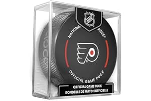 OFFICIALLY LICENSED Flyers Official Game Hockey Puck with Holder