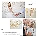 Unsutuo Hair Jewelry Head Chain Wedding Bohemian Floral Headband Elastic for Women