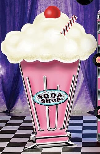 Amazon Com 50s Fifties Milkshake Standee Large Standup Photo