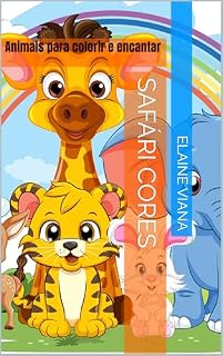 Livro Safári Cores: Animais para colorir e encantar