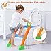 Potty Training Seat with Step Stool for Kids, GPCT Toddler Toilet Seat for Boys,Girls,Baby W/Ladder. Sturdy, 3-in-1 Comfortable, Safe, Built in Non-Slip Steps W/Anti-Slip Pads