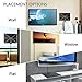 QERY 50 Miles 1080P Digital TV Antenna , Indoor Amplified HDTV Antenna with Detachable Amplifier Signal Booster, USB Power Supply and 16.5FT High Performance Coax Cable - Better Reception … (black)