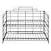 Countertop Shelf Rack Rectangular Black Wire- 20