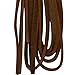 FootMatters Leather Boot & Shoe Laces - 36 Inch - Dark Brown - 4 to 5 Eyelets