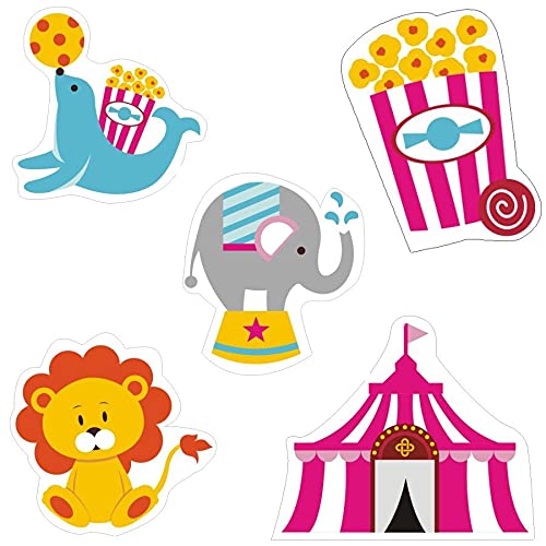 Pretty UR Party Carnival Theme Paper Cutouts for Birthday Parties, Party Supplies décor, Birthday Party Decoration Cut-Outs (10 pcs)