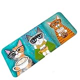 BlueSpace Printing Area Rug Outdoor Indoor Carpets Non Slip Soft Doormats for Kitchen Bedroom Living Room Front Door, 2x4 - 20