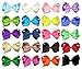 Shemay Grosgrain Ribbon Boutique Big Hair Bows Alligator Clips for Baby Girls Toddlers Teens Women Kids Barrettes 20pcs