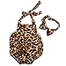 Baby Girls Halter Leopard Printed one-piece+Hairband Bodysuits Clothes Outfit , Leopard, 0-6 Months