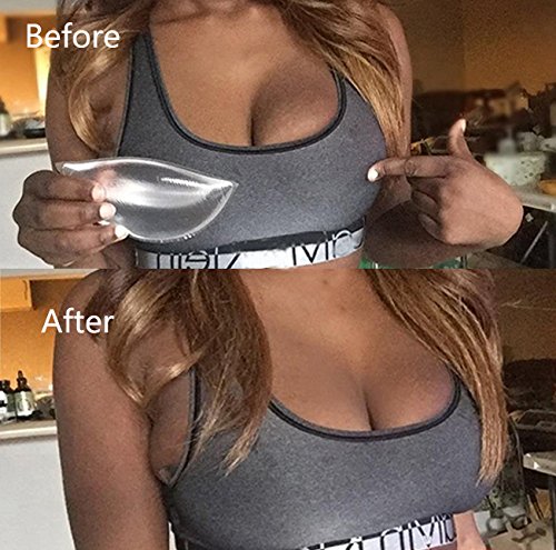 Antspirit Silicone Bra Inserts Breast Pads Push-up Chicken Cutlets Fake Boobs