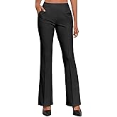 Agenlulu Womens Dress Pants Elastic High Waisted Stretch Bootcut Business Casual Pants Pull on Office Work Slacks