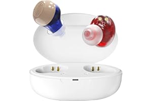 Hearing Aids, Rechargeable Digital Hearing Aids for Mild to Moderate Hearing Loss, Noise Cancelling Hearing Amplifiers for Se