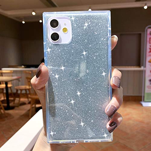 Square Case For Iphone 11 Tzomsze Iphone 11 Glitter Phone Case Reinforced Corners Tpu Cushion Crystal Clear Slim Cover Shock Absorption Tpu Shell Clear Pricepulse